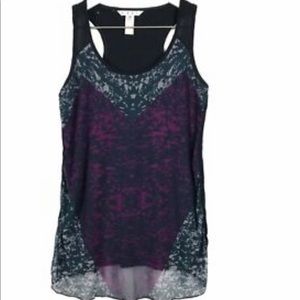 Racerback heart tunic